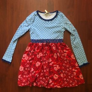 Matilda Jane size 12 girls dress dot/floral